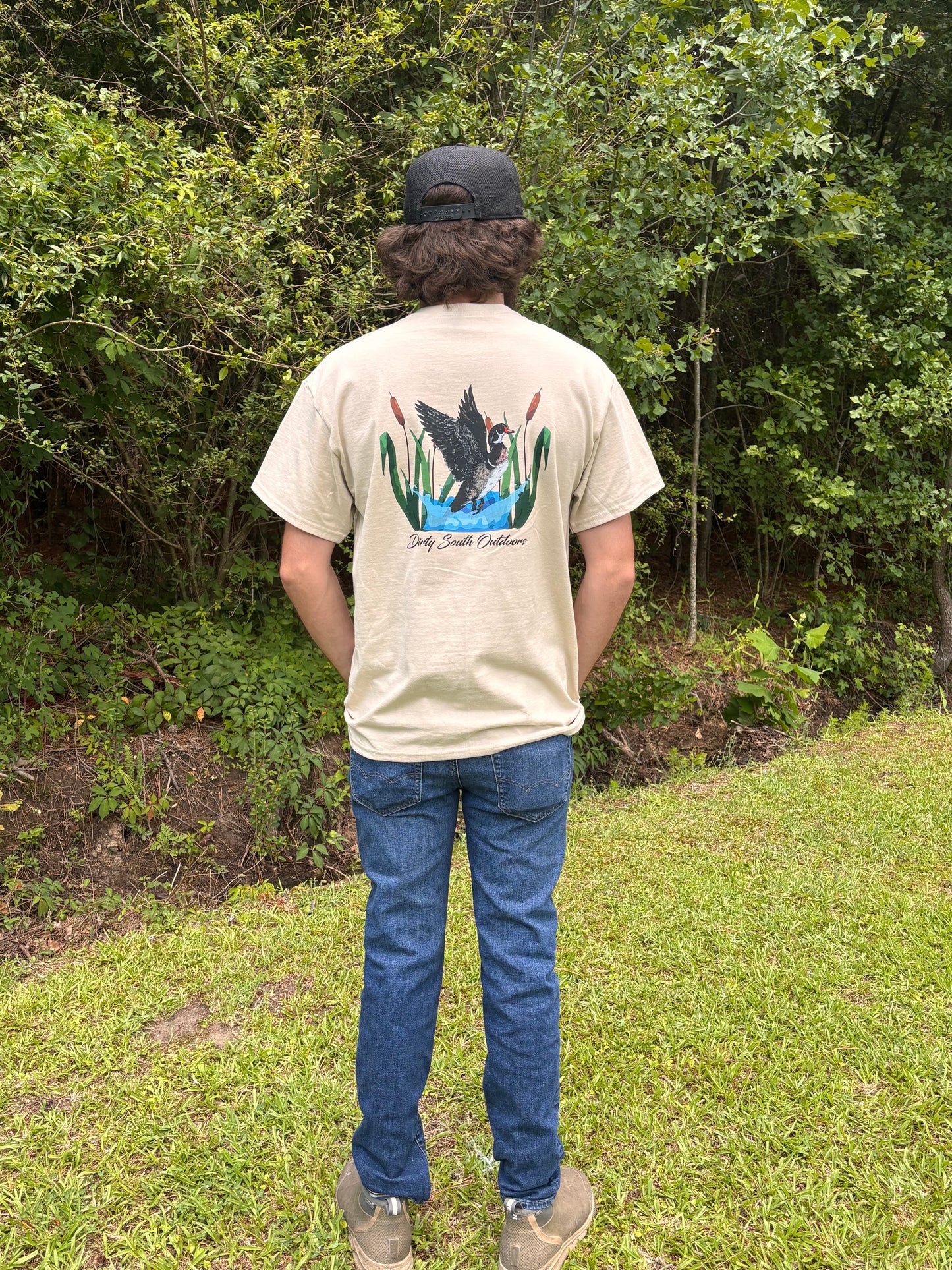 Flying Wood Duck (sand)